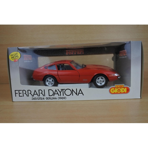 808 - A boxed Techno Glodl Ferrari Daytona toy car, scale 1:18.