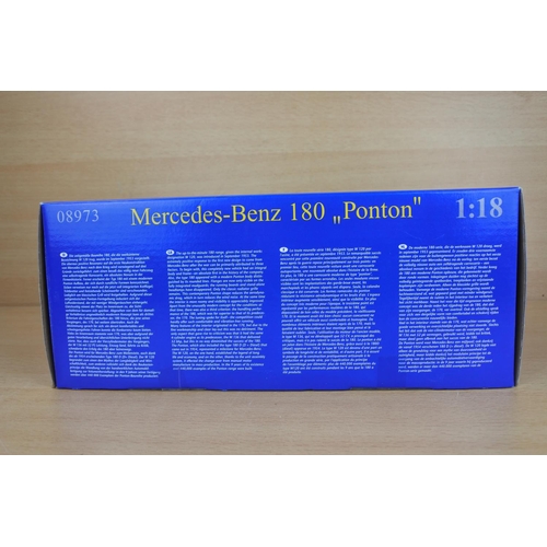 809 - A boxed Revell Mercedes-Benz 180 Ponton toy car, scale 1:18.