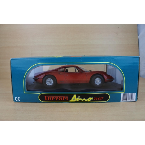 823 - A boxed Anson Ferrari Dino toy car, scale 1:18.