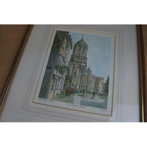 897 - A pair of framed limited edition prints signed Philip Martin.