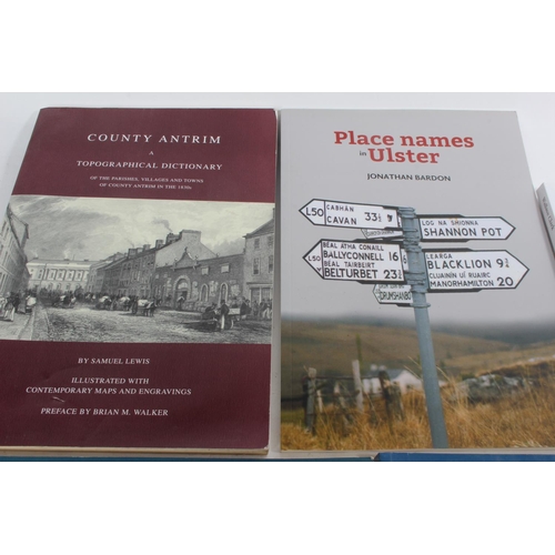 908 - A collection of local history books to include Pubs of the North, Rathlin its Island Story, Place Na... 