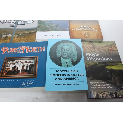 908 - A collection of local history books to include Pubs of the North, Rathlin its Island Story, Place Na... 