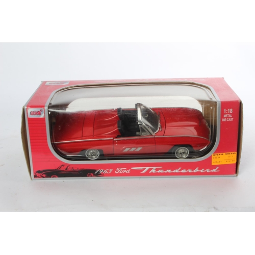 970 - A boxed 1963 Ford Thunderbird model, by Anson.