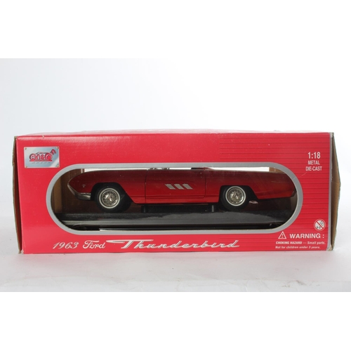 970 - A boxed 1963 Ford Thunderbird model, by Anson.