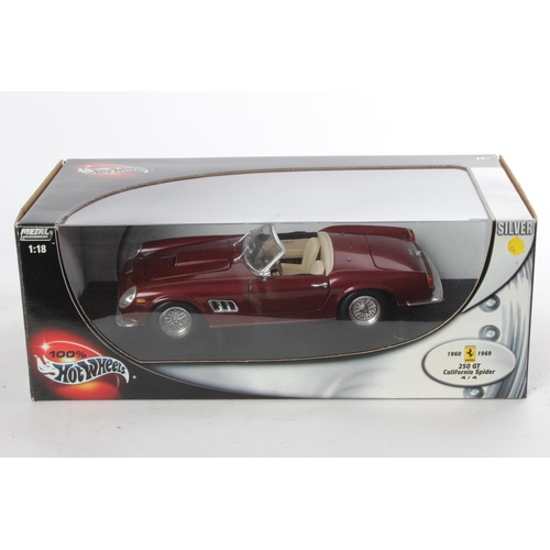 978 - A boxed Ferrari 250GT California Spider model, by Hotwheels.