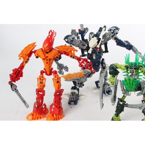 983 - A collection of Lego Bionicle figures.