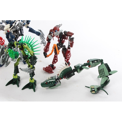 983 - A collection of Lego Bionicle figures.