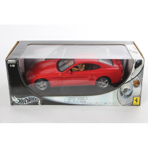 984 - A boxed Ferrari 612 Scaglietti model, by Hot wheels.