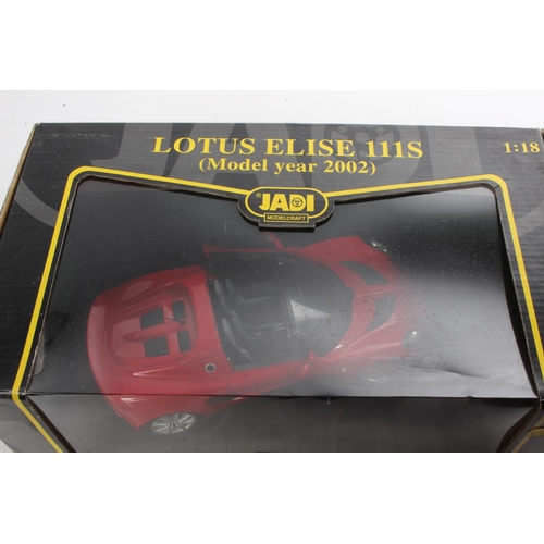 987 - A boxed Lotus Elise 111s (2002) model, by Jadi Modelcraft.