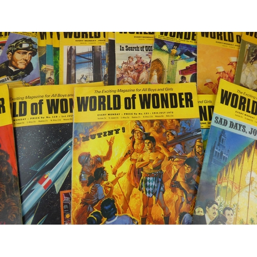 1007 - A collection of vintage World of Wonder magazines.