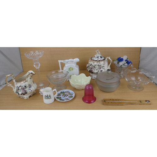 1024 - An assortment of various items to include ceramics, glassware & more.