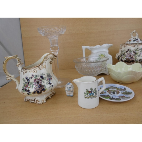 1024 - An assortment of various items to include ceramics, glassware & more.