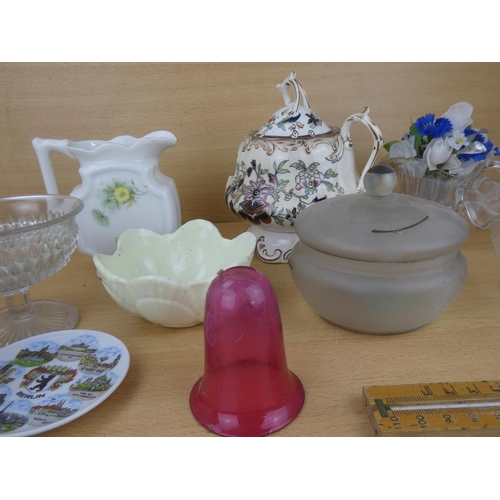 1024 - An assortment of various items to include ceramics, glassware & more.