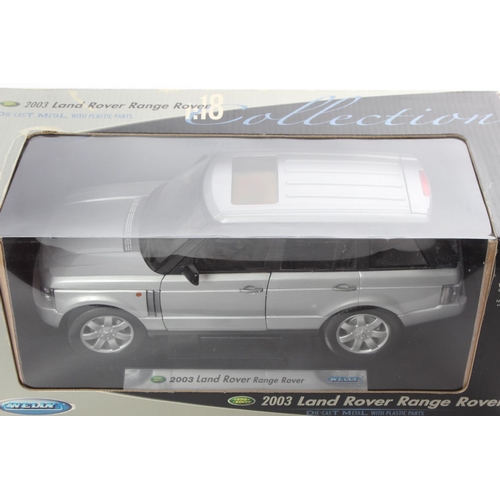 9 - A boxed 2003 Land Rover Range Rover model car, by Welly.