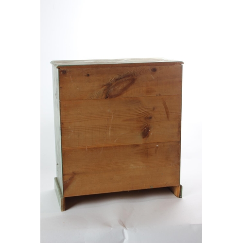 160 - A stunning miniature apprentice piece chest of drawers., 43cm x 37cm x 18cm