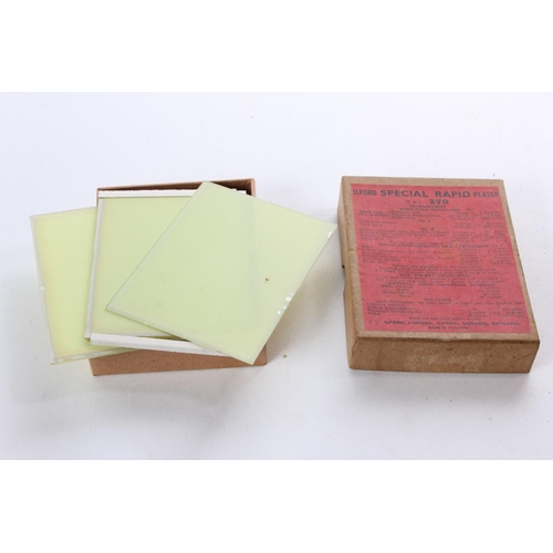 166 - A boxed Ilford Special Rapid plate.