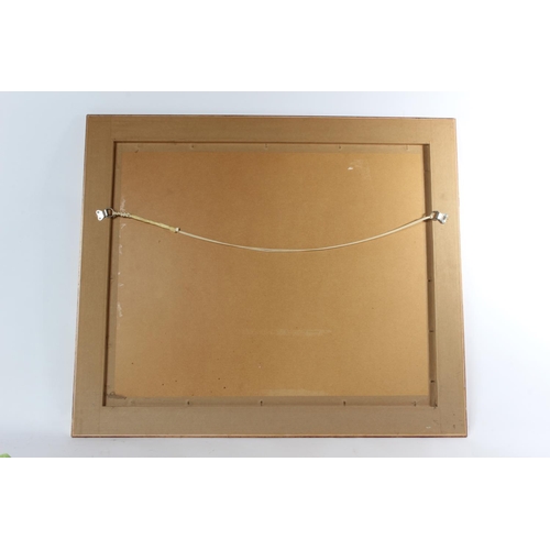 176 - A stunning framed watercolour painting of a bird flying at a Coastal scene, signed J McNulty 45cm 32... 