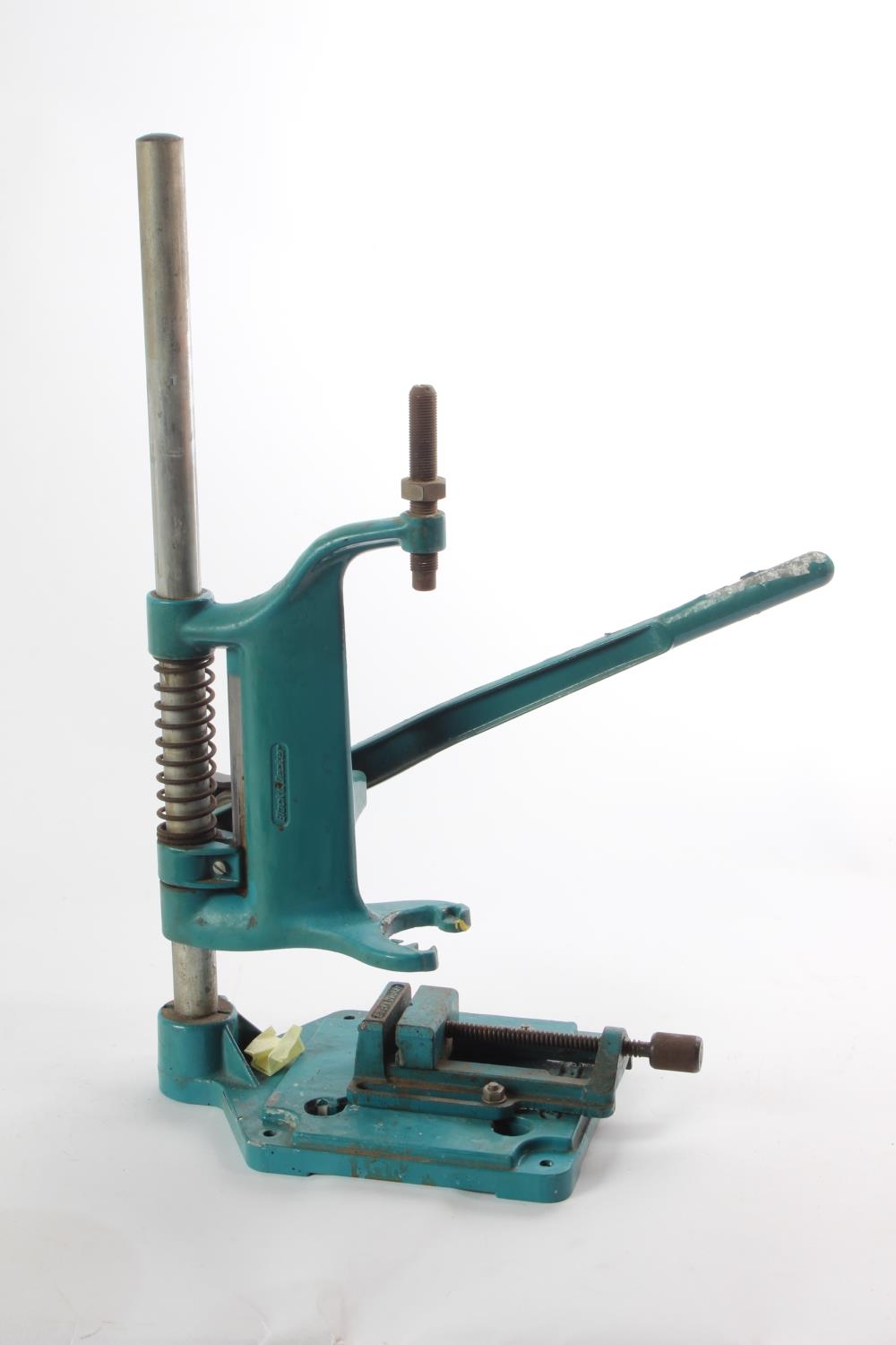 A vintage Black Decker drill press