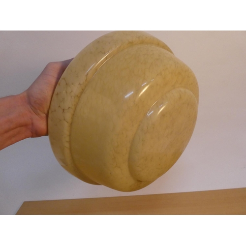 151 - A vintage glass fly catcher ceiling light,