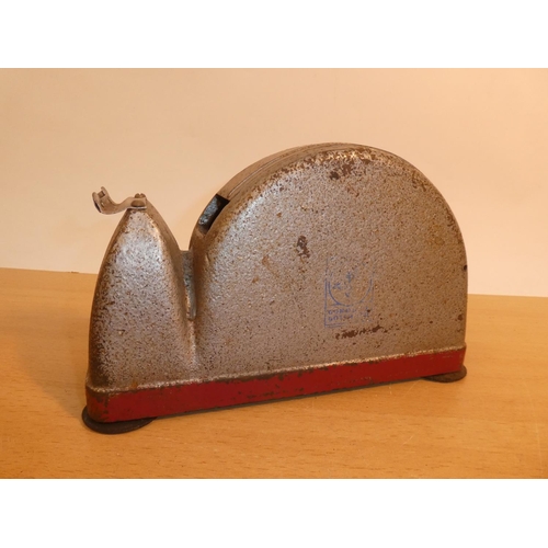 639 - A vintage cast metal tape dispenser.