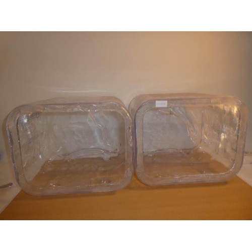 663 - Two Sturm Plastic shop display boxes.