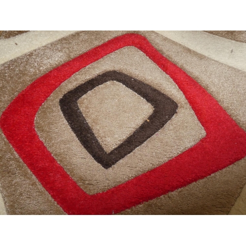 678 - A decorative floor rug.