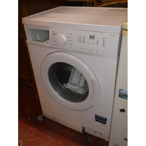 685 - A Bekco washing machine (a/f).