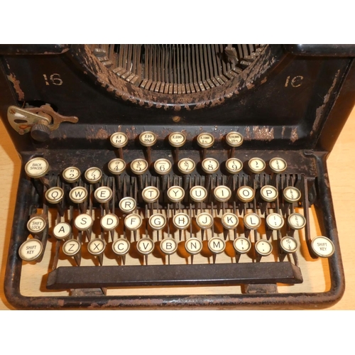 695 - An antique Remington '16' typewriter.