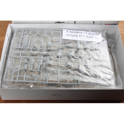 102 - A boxed Tamiya British LRDG Command Car (North Africa) model kit.