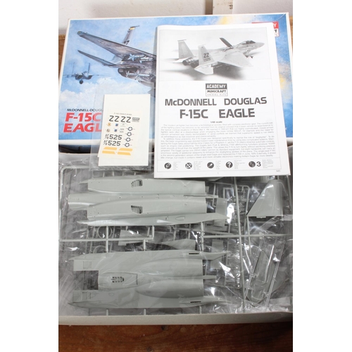 116 - A boxed Academy McDonnell-Douglas F-15C Eagle model kit.