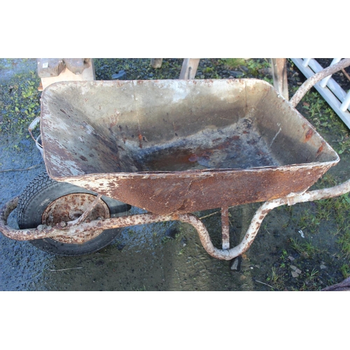 10 - A wheelbarrow.