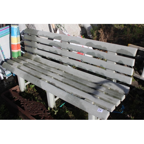 18 - A garden bench.