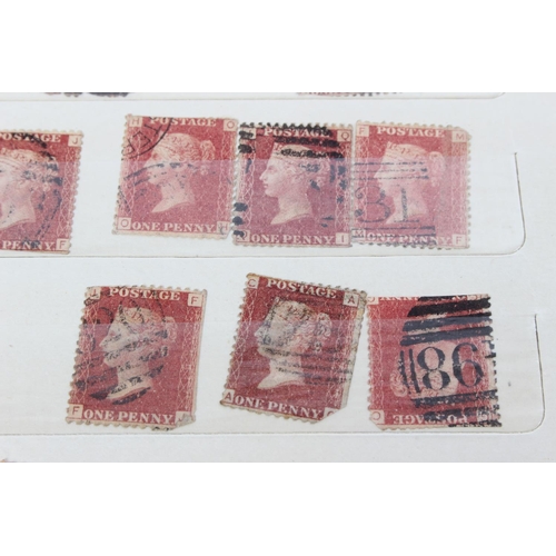 76 - A stamp album and contents to include large assortment of Penny Reds.