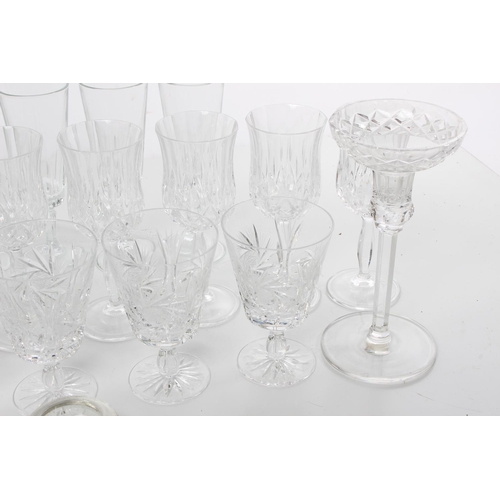 215 - A large lot of glassware.