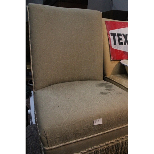 223 - A vintage upholstered nursing/bedroom chair.