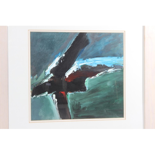 239 - A framed oil painting 'Burning Cross' by Bernard McCormack