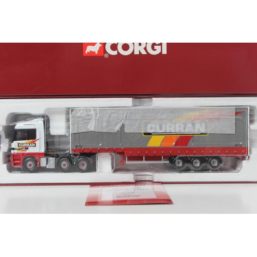 267 - A boxed Corgi Limited Edition D Curran & Son Limited CC13811 Mercedes-Benz Actros Step Frame Curtain... 