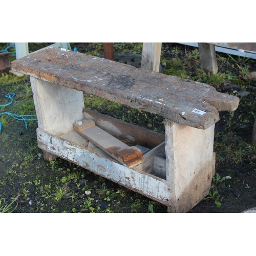 14 - An antique carpenters stool.