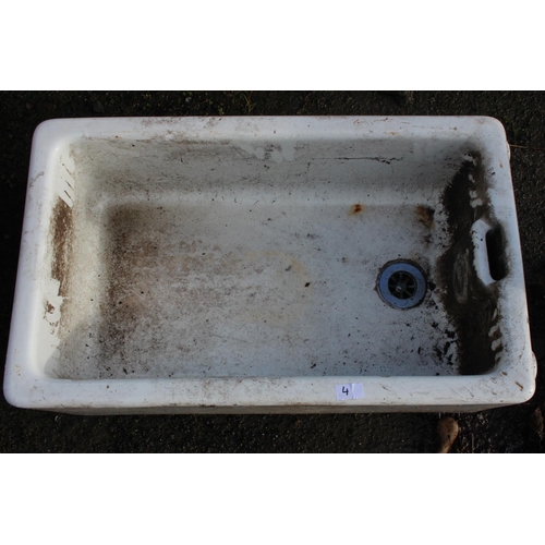 4 - A large Belfast sink.