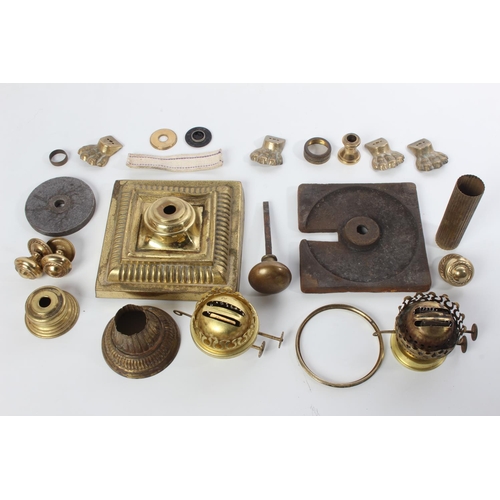 72 - An assortment of antique hardware etc.