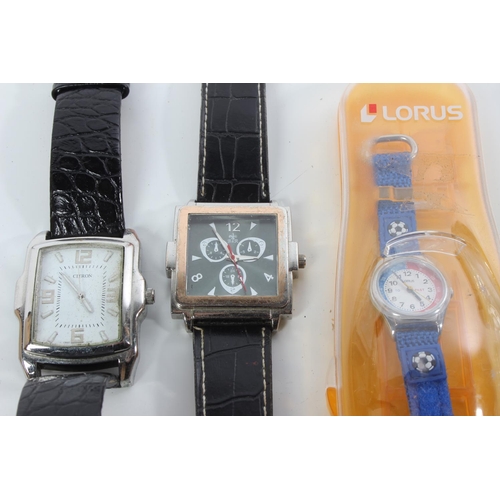 77 - A lot of assorted wrist watches to include Lorus, Cruse Club and more