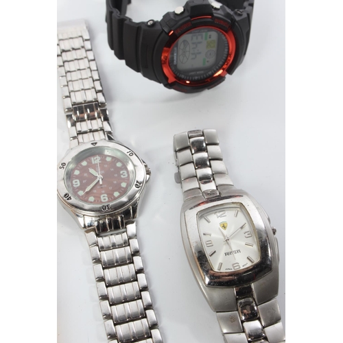 77 - A lot of assorted wrist watches to include Lorus, Cruse Club and more