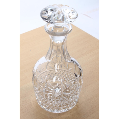 81 - A cut glass decanter.