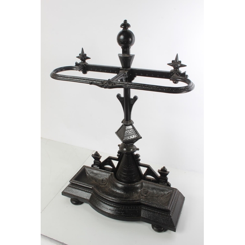 138 - A stunning antique cast iron umbrella/stick stand.