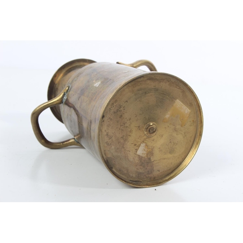 157 - A small lacquered brass milk pail.