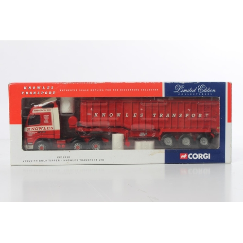 250 - A boxed Corgi Limited Edition Knowles Transport CC12410 Volvo FH Bulk Tipper.