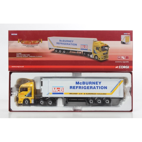 259 - A boxed Corgi Limited Edition McBurney Refrigeration, Ballymena, Co Antrim CC15205 Man TGX fridge tr... 