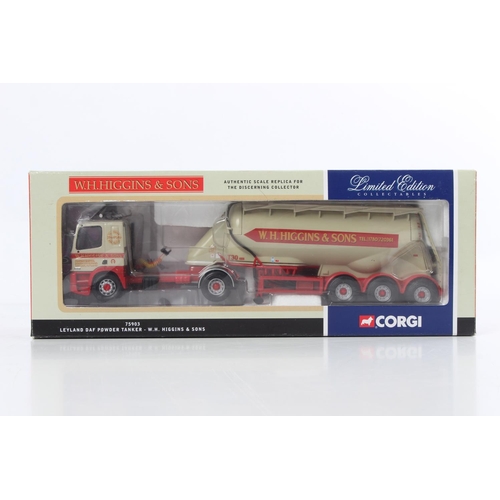 271 - A boxed Corgi Limited Edition W H Higgins & Sons 75903 Leyland DAF Powder Tanker.