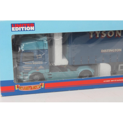 398 - A boxed Corgi Limited Edition Tyson H Burridge Limited CC13603 DAF CF Curtainside.