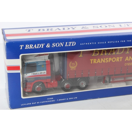 399 - A boxed Corgi Limited Edition T Brady & Son Ltd 75408 Leyland DAF 85 Curtainside.